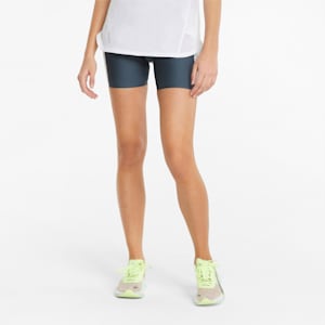 Marathon 6" Short Women's Running Leggings, Dark Slate